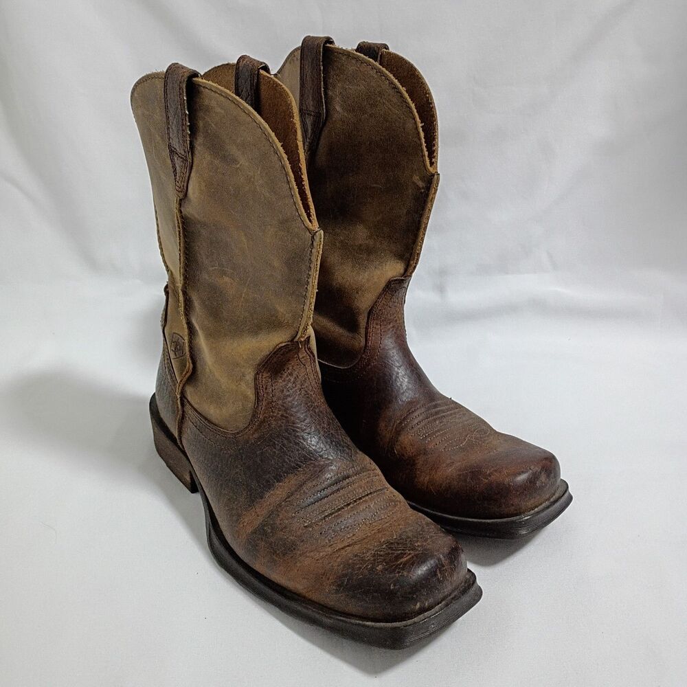 Ariat Boots Men’s Size 9D Rambler Brown Bomber 10002317 Western Cowboy